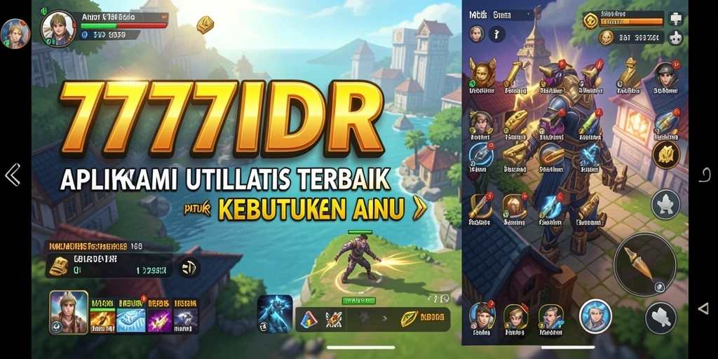 Tampilan aplikasi 777IDR yang user-friendly dan informatif.