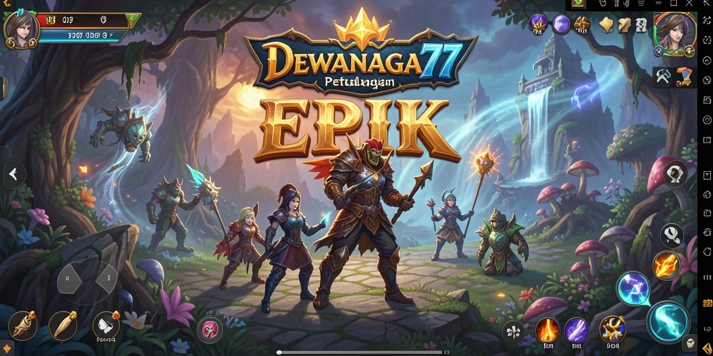 Screenshot gameplay DEWANAGA77 dengan pertarungan seru dan aksi mendebarkan.