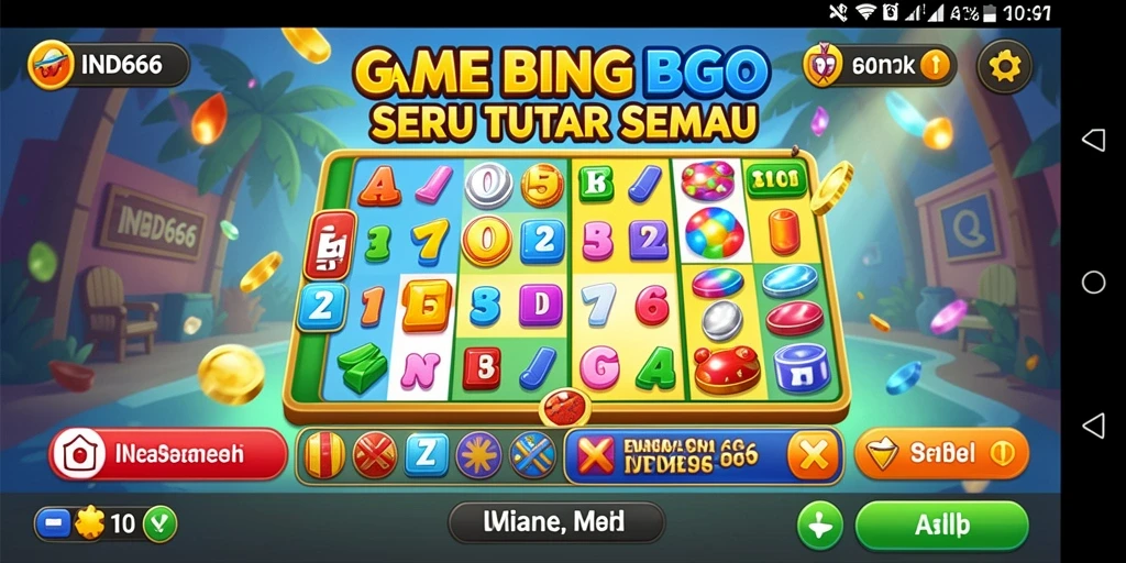 Tampilan gameplay menarik di IND666 dengan suasana Bingo yang otentik.