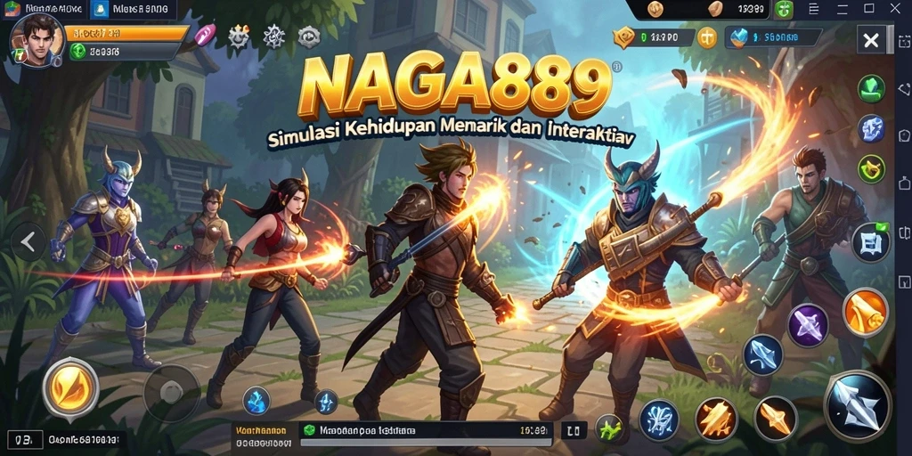 Tampilan screenshot utama NAGA889 memperlihatkan interaksi gameplay yang menarik.