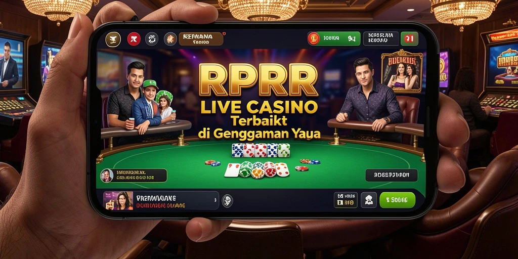 Tampilan gameplay RPRR yang menampilkan dealer langsung dan permainan menarik.