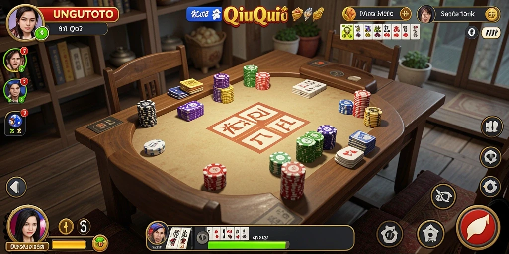 Tampilan gameplay seru dalam UNGUTOTO yang menarik.